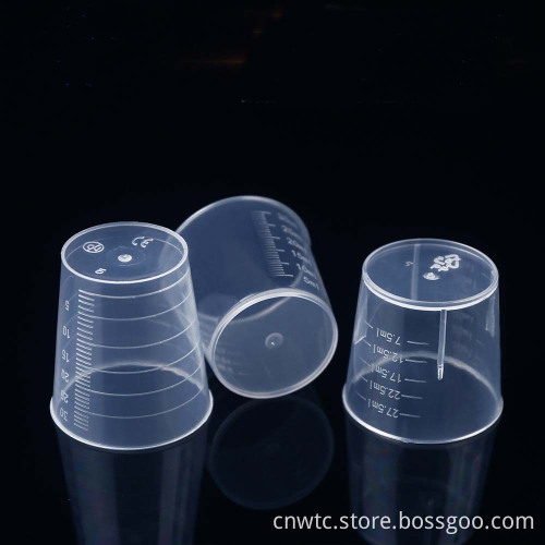30ml and 15ml Laboratory Plastic Cylinder & Measuring Cups: Precision Tools for Scientific Research and Analysis